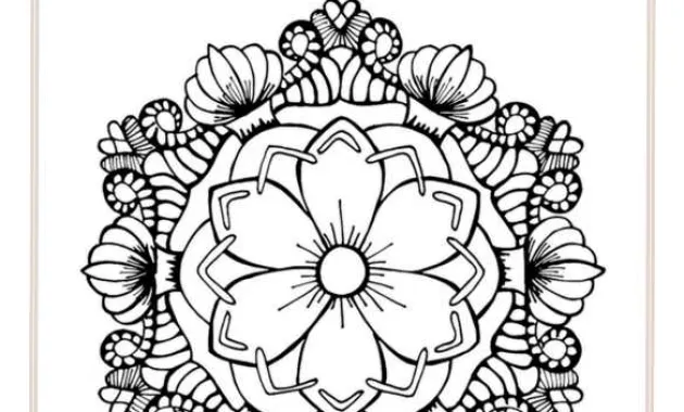 Lembar Mewarnai Pola Buku Lembar Mewarnai Pola